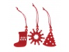 Jogo de 12 elementos decorativos de Natal