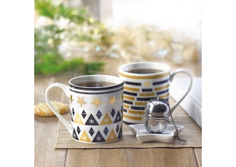 Conjunto caneca + filtro + mini-placa