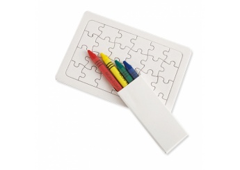 PUZZLE COM LPIS DE CERA PIKI