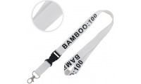 Lanyard de bambu com fivela
