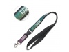 Lanyard polister plano com camada fluorescente
