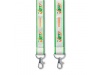 Lanyard de polister com sobreposio de cetim
