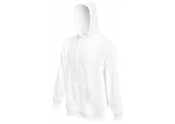 Sweatshirt Branca com Capuz Hooded 280gr