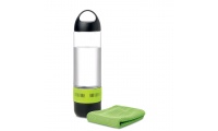 Garrafa Tritan 500ml com coluna sem fio integrada
