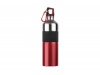  Garrafa em ao inoxidvel com grip borracha e mosqueto 750 ml