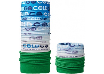 Gola de polister com velo