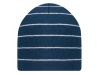 Gorro de dupla camada com riscas coloridas