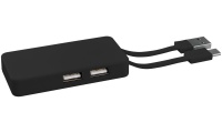 Hub USB com dois cabos Grid