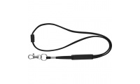 Lanyard tubular com ajustvel e mosqueto