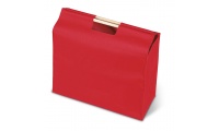 Bolsa de compra com ala de madeira