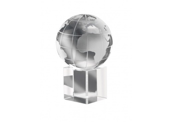 Pisa-papis globo de cristal