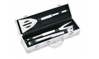 Maleta com 3 utenslios de barbecue