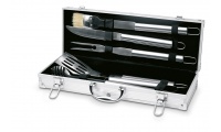 Maleta com 5 utenslios de barbecue