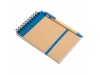 Caderno de bolso com 70 pginas de papel liso reciclado + Esferogrfica SONORA