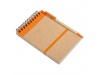 Caderno de bolso com 70 pginas de papel liso reciclado + Esferogrfica SONORA