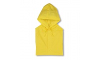 Impermevel de PVC com capuz e bolsos