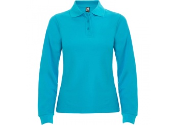POLO ESTRELLA MANGA COMPRIDA SENHORA COR 220gr/m2