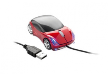Rato ptico em forma de carro