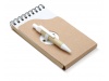 Bloco com espiral 70 folhas de papel pautado reciclado