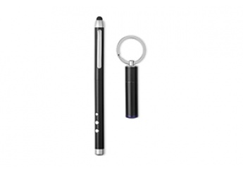 Ponteiro laser + porta-chaves com receptor