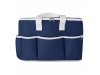 Refrigerador com bolsos frontais e um bolso lateral com zper