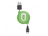 Cabo retrtil com USB / micro USB COMPACTMICRO