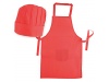 SET AVENTAL + CHAPU DE COZINHEIRO INFANTIL 