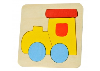 Puzzle de madeira Comboio