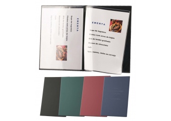 Capa para ementas de restaurante