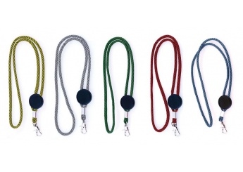 Fita de Pescoo tubular ajustavel + mosquetao 