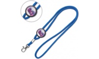  Lanyard redondo com slider abobadado
