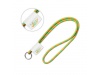 Lanyard redondo com etiqueta tecida