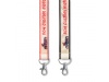 Lanyard de polister com sobreposio de cetim sublimada