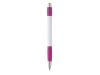 Caneta Striped Grip branca (Impresso 1 Cor)