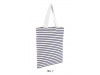 Saco de compras s riscas em jersey LUNA