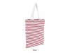 Saco de compras s riscas em jersey LUNA