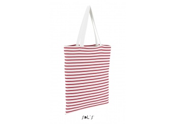 Saco de compras s riscas em jersey LUNA