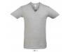T-SHIRT COM GOLA EM V ACENTUADA CORES PARA HOMEM MASTER
