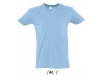 T-SHIRT COM GOLA EM V ACENTUADA CORES PARA HOMEM MASTER