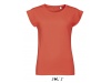 T-SHIRT DE GOLA REDONDA CORES PARA SENHORA MELBA