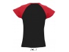 T-SHIRT BICOLOR COM MANGAS RAGL PARA SENHORA MILKY