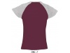 T-SHIRT BICOLOR COM MANGAS RAGL PARA SENHORA MILKY