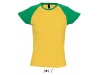 T-SHIRT BICOLOR COM MANGAS RAGL PARA SENHORA MILKY