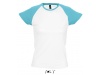 T-SHIRT BICOLOR COM MANGAS RAGL PARA SENHORA MILKY