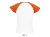 T-SHIRT BICOLOR COM MANGAS RAGL PARA SENHORA MILKY
