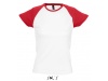 T-SHIRT BICOLOR COM MANGAS RAGL PARA SENHORA MILKY