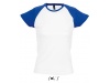 T-SHIRT BICOLOR COM MANGAS RAGL PARA SENHORA MILKY