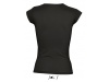 T-SHIRT COM MEIA MANGA E GOLA ELABORADA PARA SENHORA CORES MINT