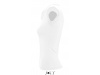 T-SHIRT COM MEIA MANGA E GOLA ELABORADA PARA SENHORA BRANCA MINT