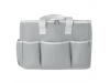 Refrigerador com bolsos frontais e um bolso lateral com zper